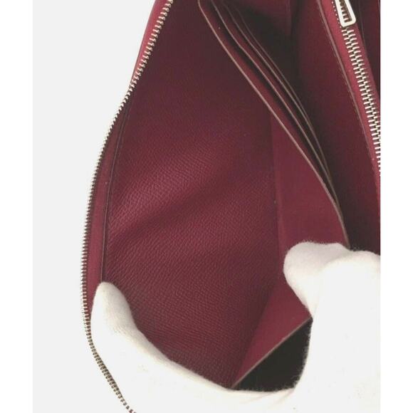 Authentic HERMES Azap Veau Epsom Leather Zip Around Long Wallet - Picture 7 of 10